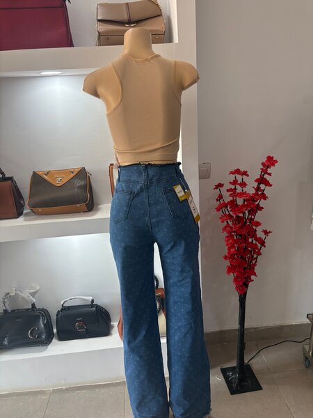 Top en coton beige femme