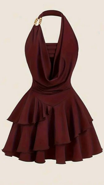 Robe élégante plissée