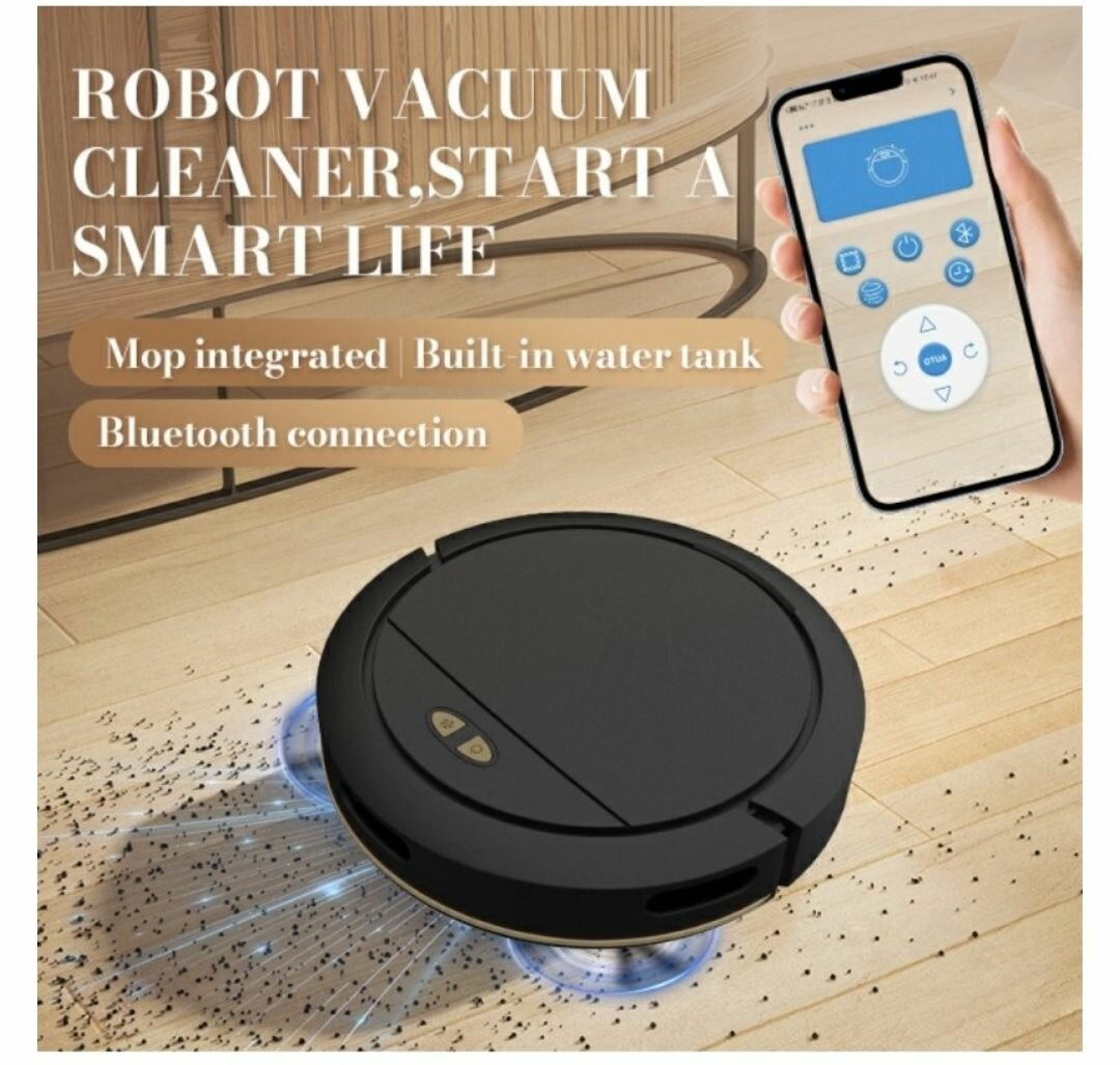 3000PA ROBOTIC VACUUM CLEANER SMART MAPPING CLEANER FOR PET