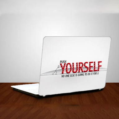 Quotes Laptop Back Skin-Laptop Skin Vinyl Sticker Decal, 13 13.3 14.6 15 15.4 15.6 inch Laptop Skin Sticker Cover For All Laptops