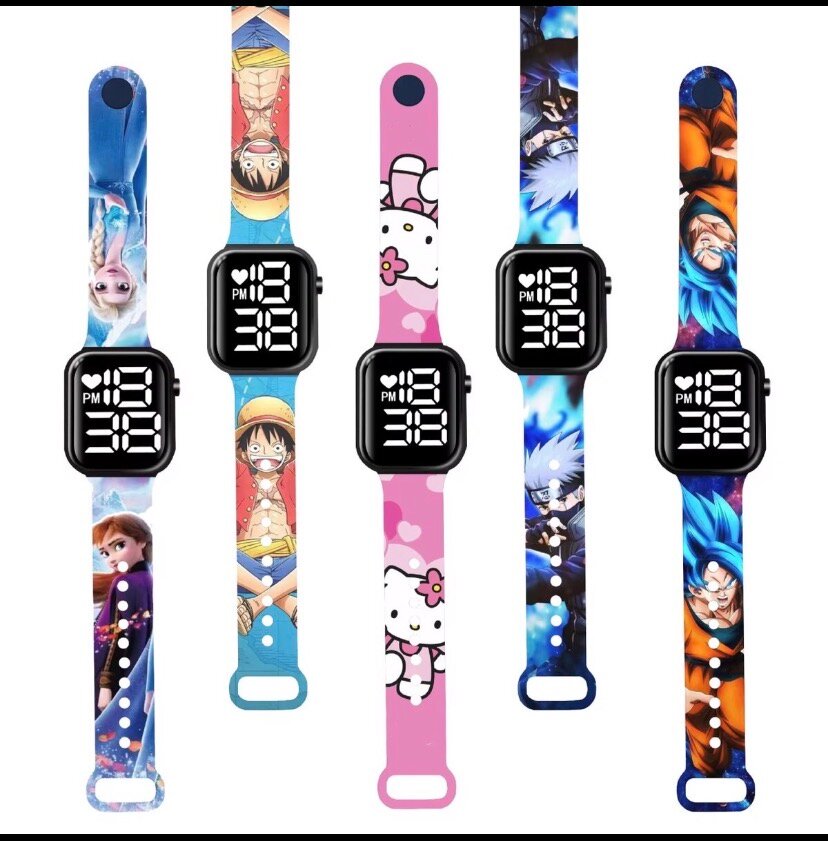 Montre LED enfant personnage