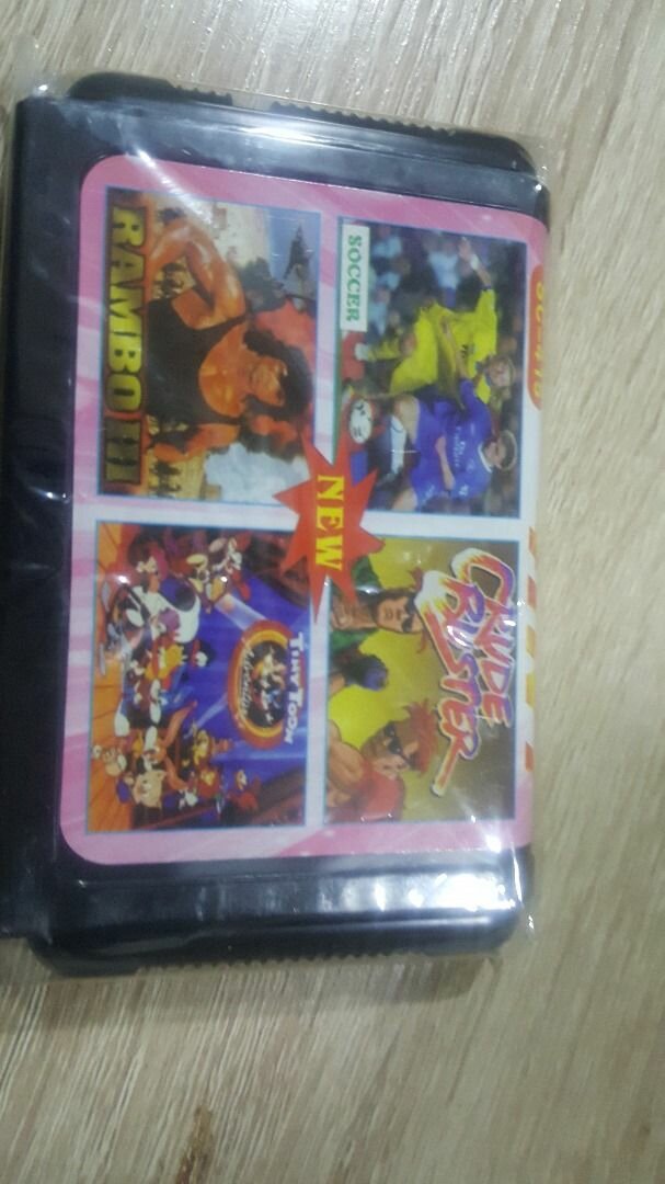 Sega Mega Drive II Cartridges 4 in 1