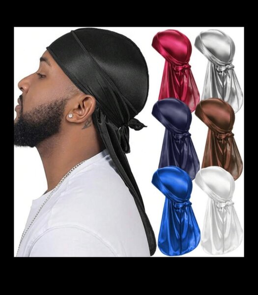 Durags en soie pour hommes