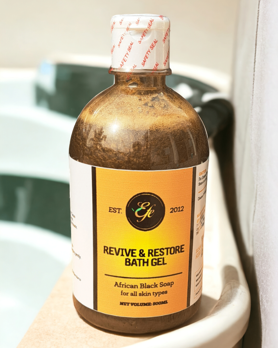 Revive & Restore African Black Soap Bath Gel 500ml
