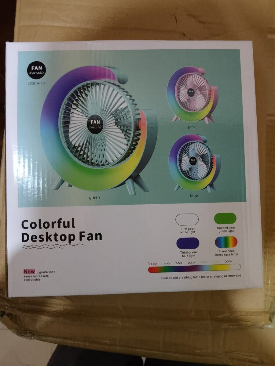 Chargeable fan