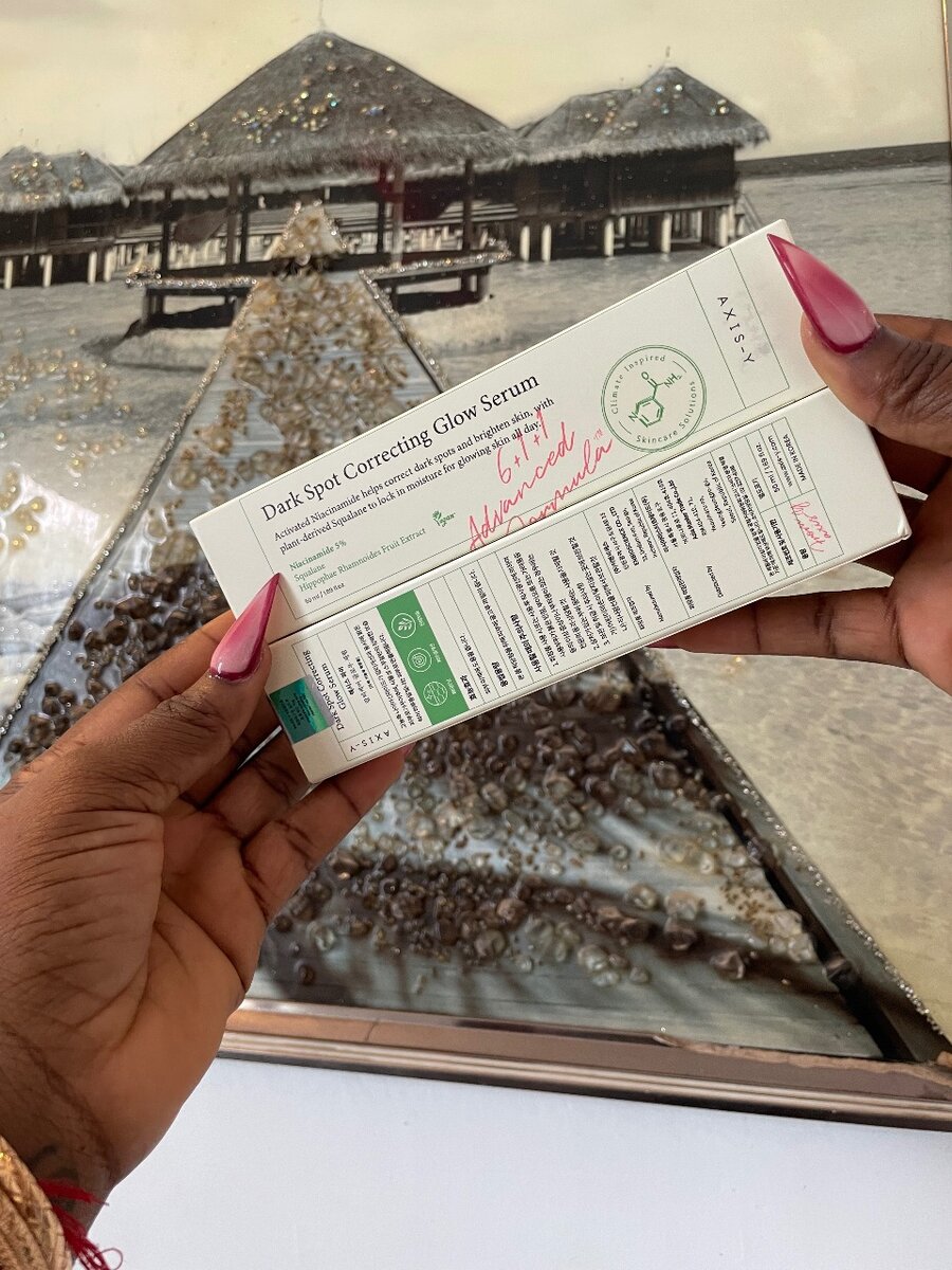 Darkspots correcting glow