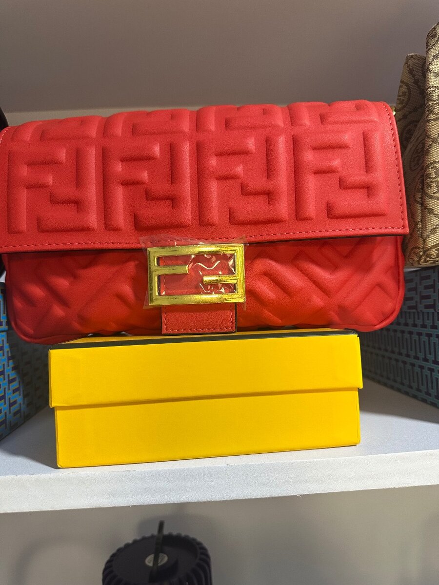 Fashionable red bag