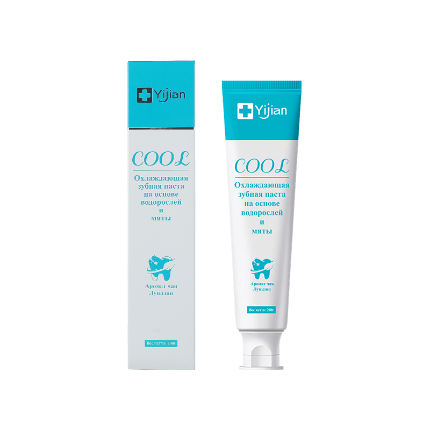 YIJIAN COOL ALGAE & MINT FLUORIDE FREE TOOTHPASTE 200g