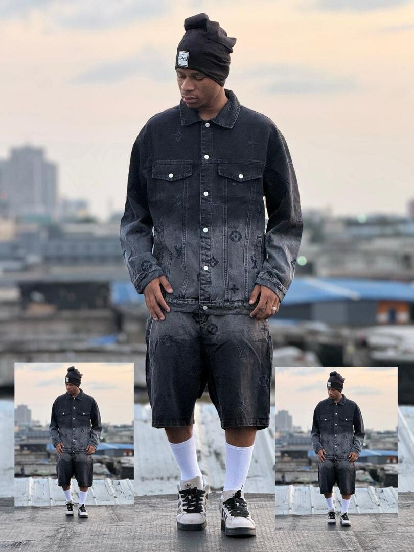 Tenue en jean décontractée