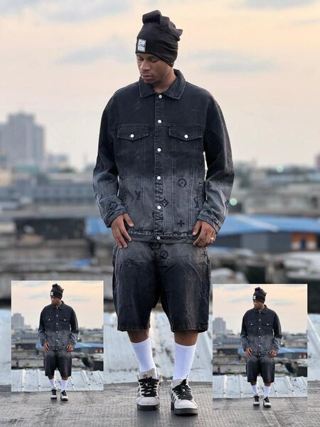 Tenue en jean décontractée