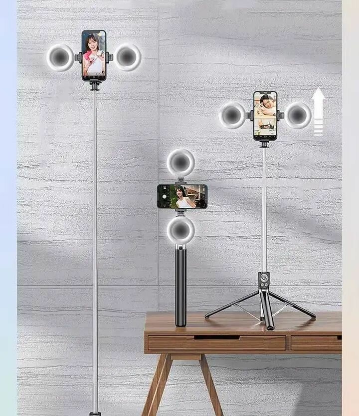 Trépied Selfie LED Multifonction