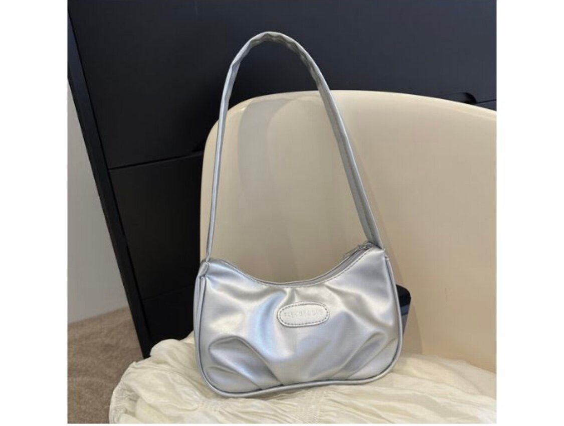 Sac bandoulière argenté