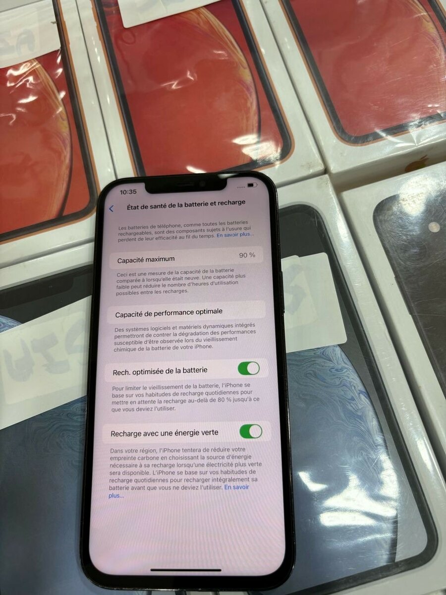 IPHONE 12 PRO MAX 256G SANS ID prix: 180.000f