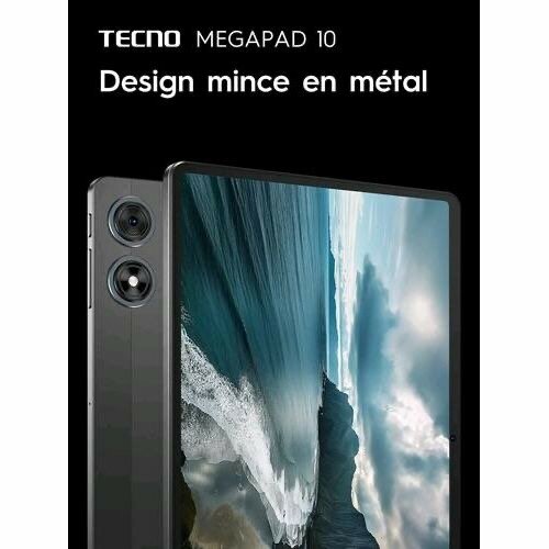Tecno MEGAPAD 10 - 10,1 POUCES - 128GO ROM - 4GO RAM - 1 SIM