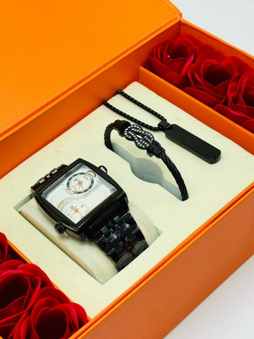 Coffret Cadeau Montre et Bracelet