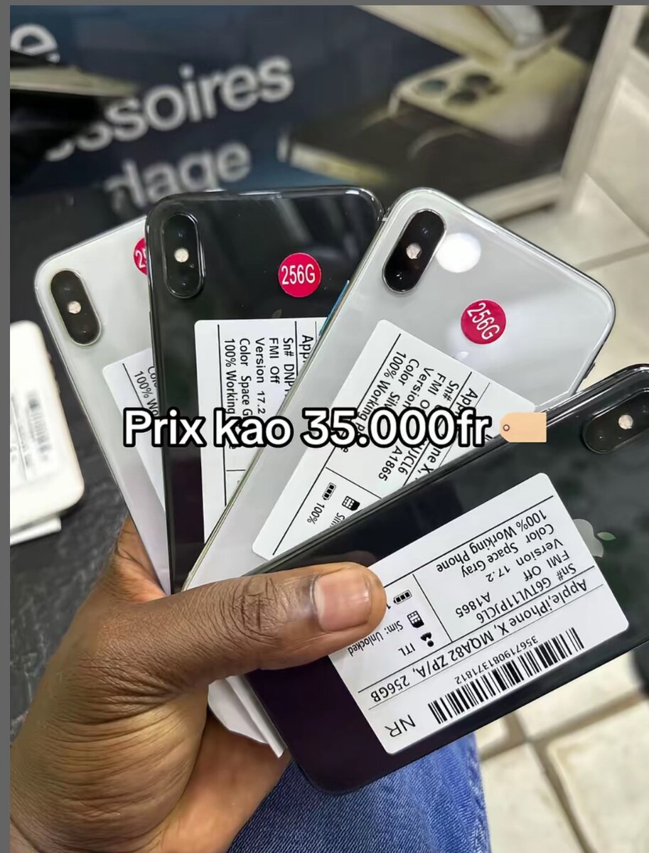 iPhone X 256GB Reconditionné