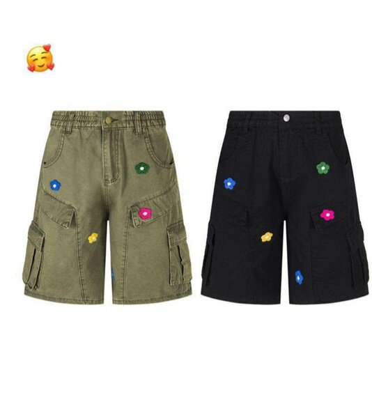 Shorts cargo floraux