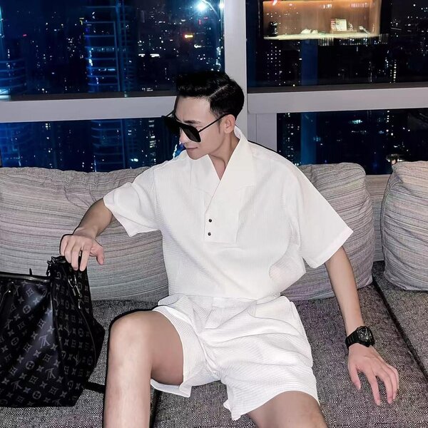 Ensemble homme blanc