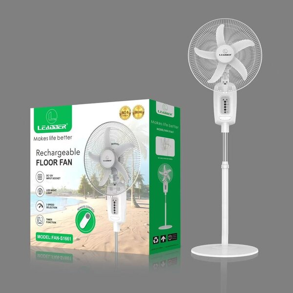Ventilateur de Sol Rechargeable