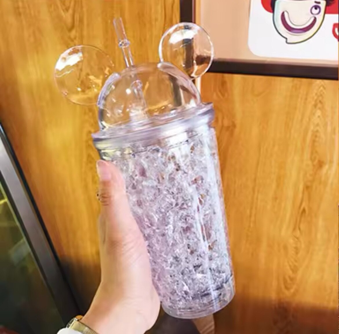 Tumbler with straw