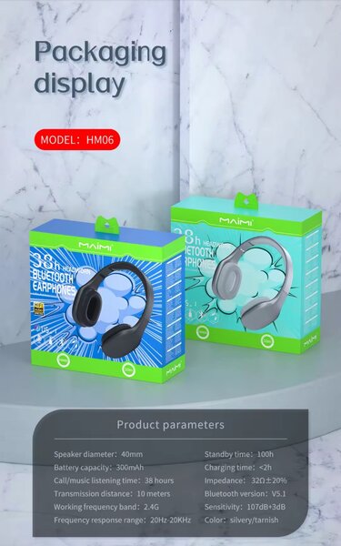 Casque Bluetooth Maimi HM06