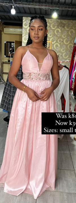 Evening Pink Long Dress