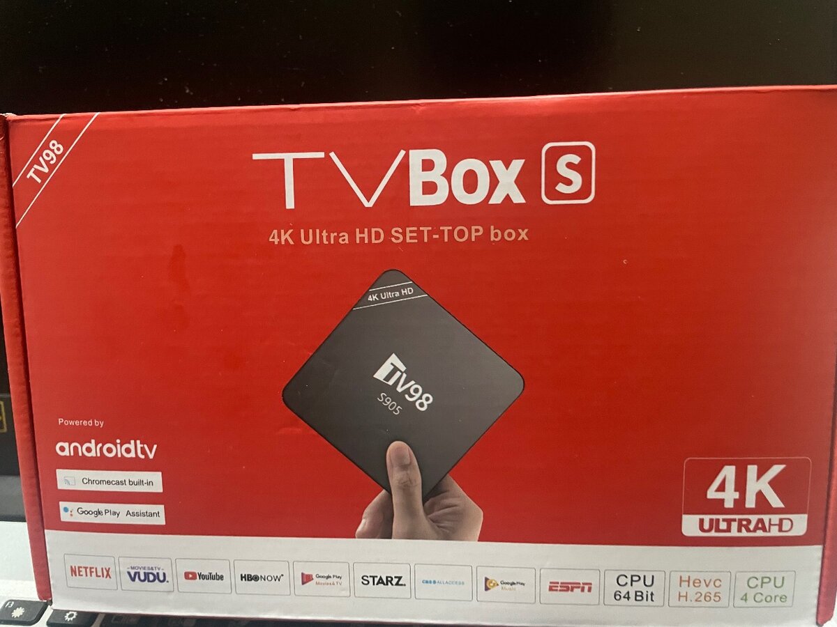 Boîtier TV Android 4K Ultra HD