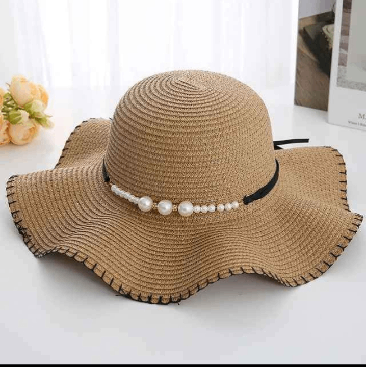 Chapeau de paille pour plage
