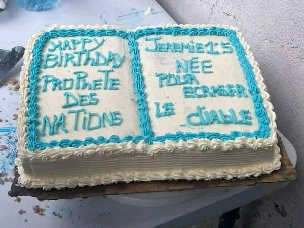 Gâteau d'anniversaire personnalisé