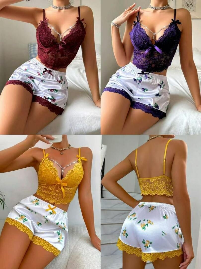 Ensemble lingerie dentelle femme