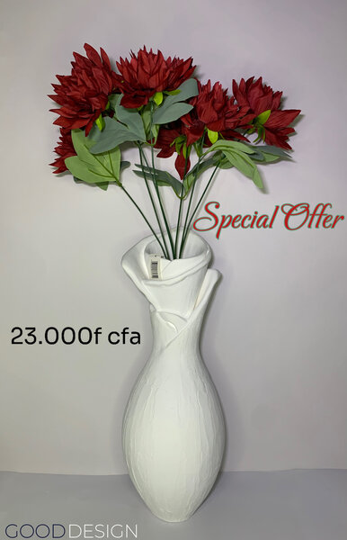 Vase design élégant 40 cm