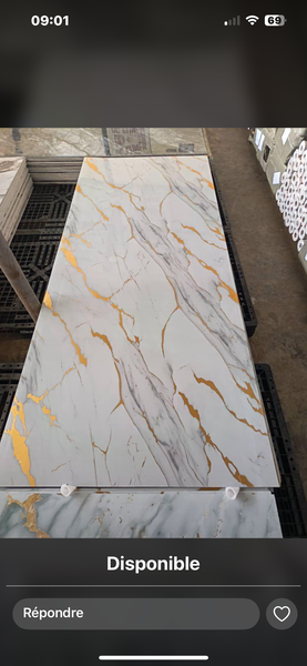 Carrelage marbré élégant