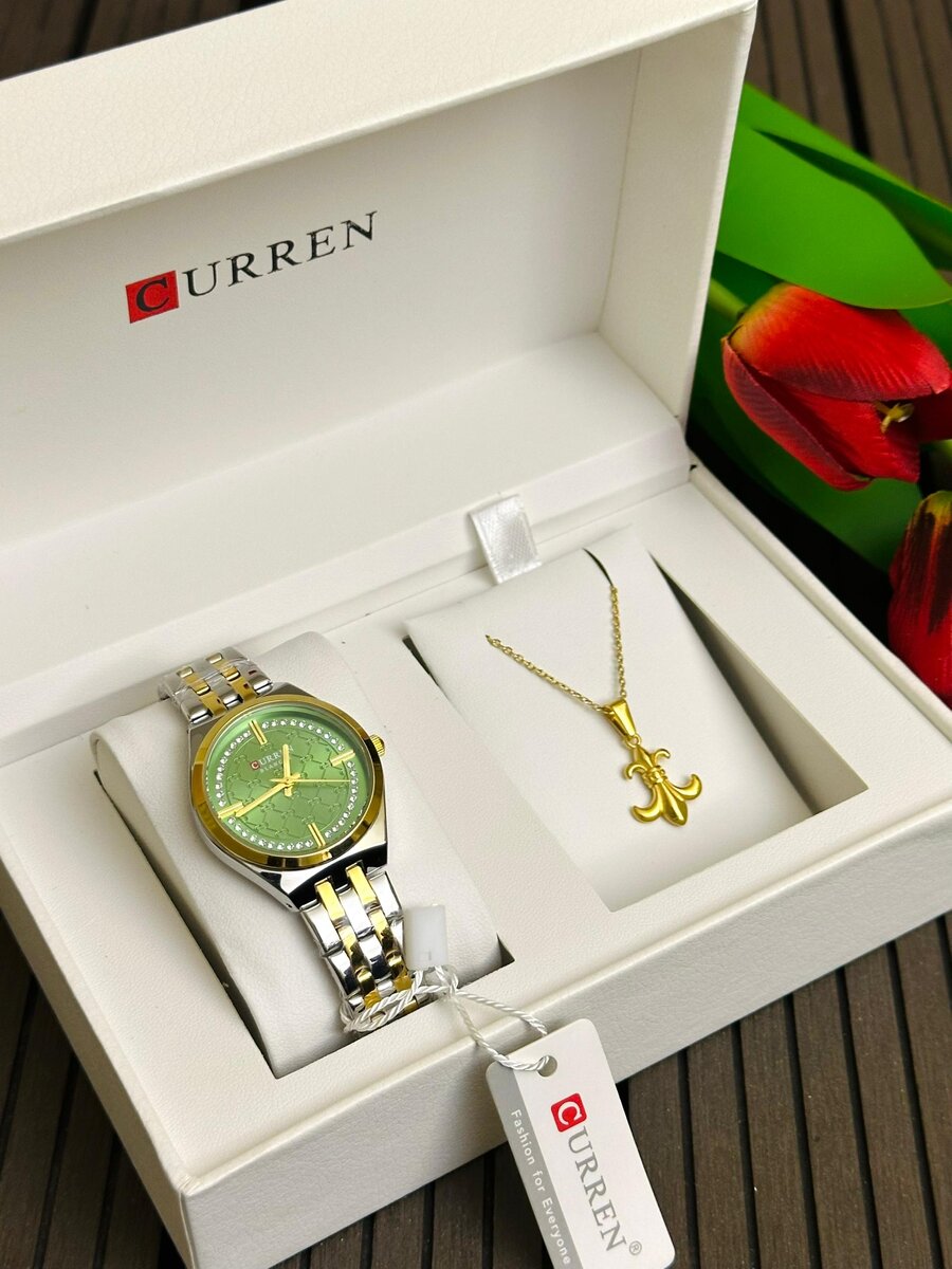 Montre Curren Dame + Chaîne