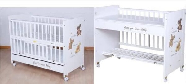 Lit bébé évolutif en bois