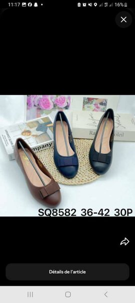 Ballerines élégantes femme