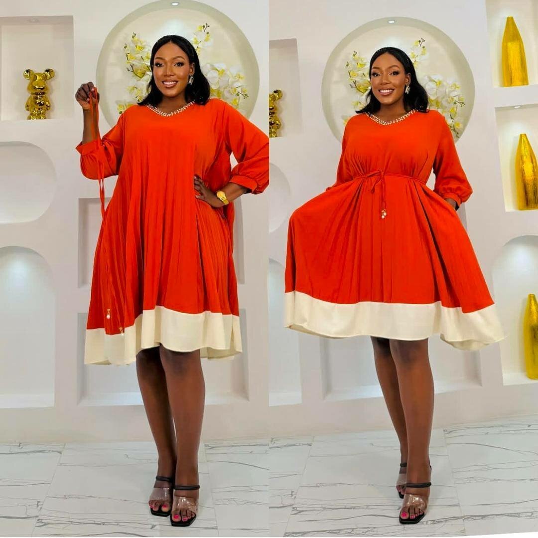 Robe ample colorée pour femmes