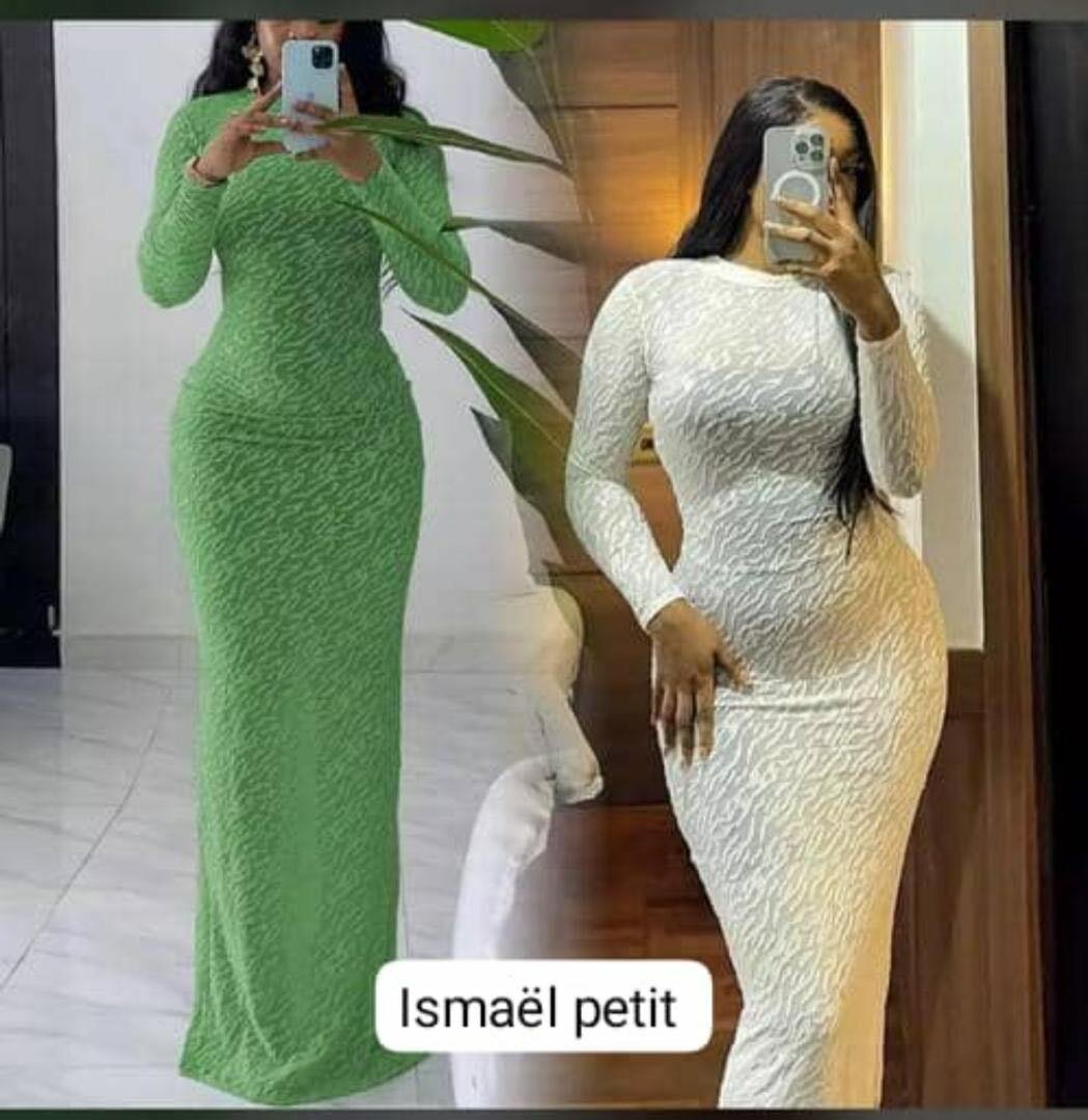 Robe longue élégante crochet