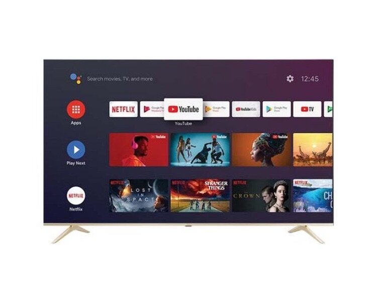 50 Inch 4K UHD Smart Android Frameless TV - Black