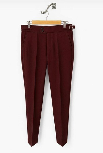 Pantalon chic bordeaux