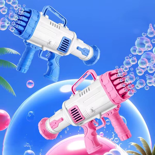 32孔电动泡泡机玩具枪