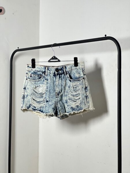Denim shorts