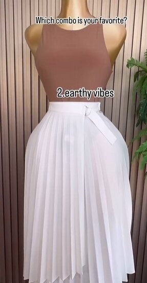 Set of top and skirt size 8-16