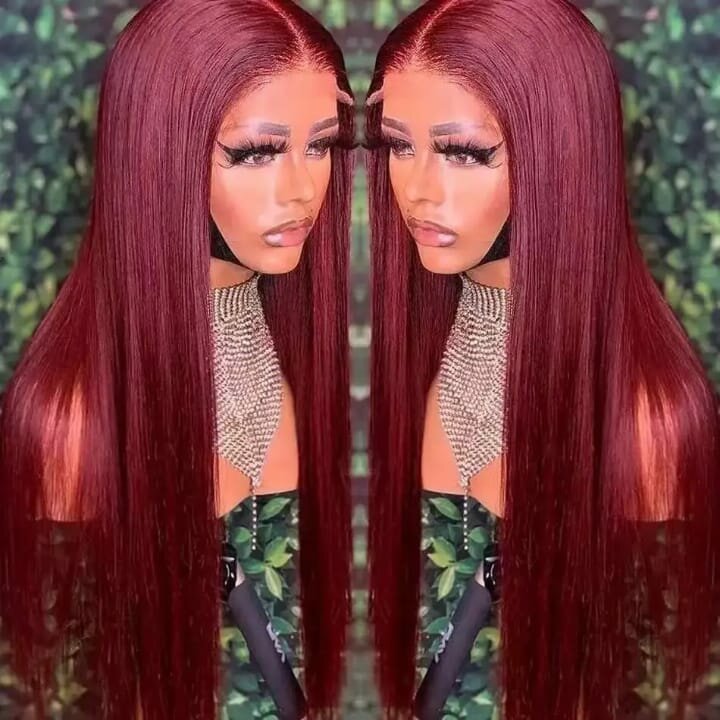 Perruque en dentelle lisse