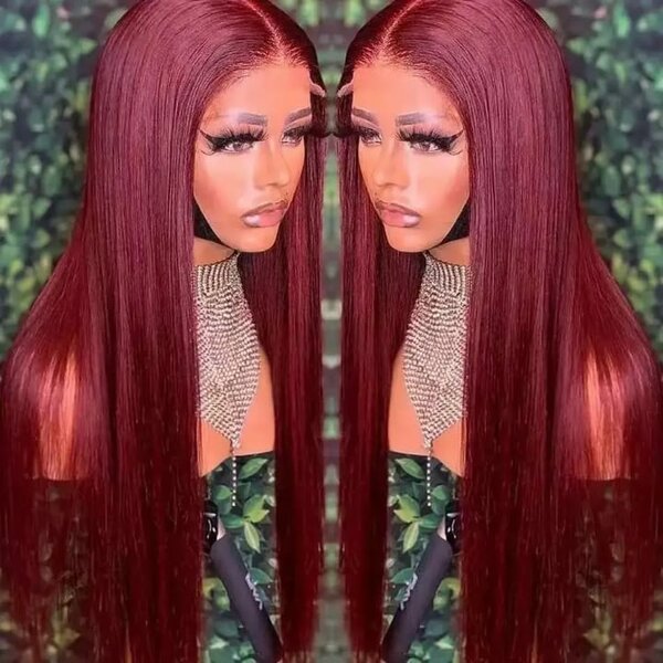 Perruque en dentelle lisse