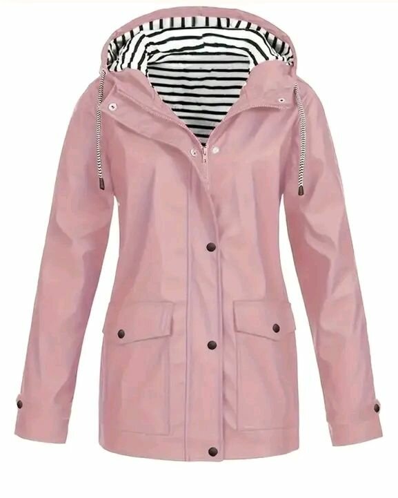 Imperméable à capuche femme
