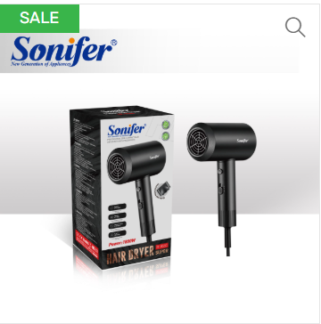 Sonifer SF-9580 High Power Portable Electric 1800W Travel Household Hair Hand Dryer