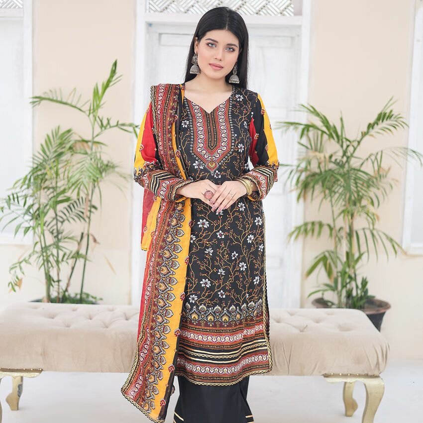 Unstitched Lawn e pieces Suits