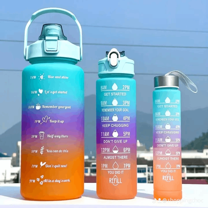 Bouteille d'eau graduée 2000ml