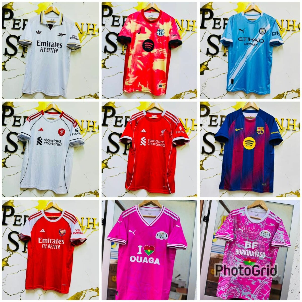 Maillots de Football Équipe