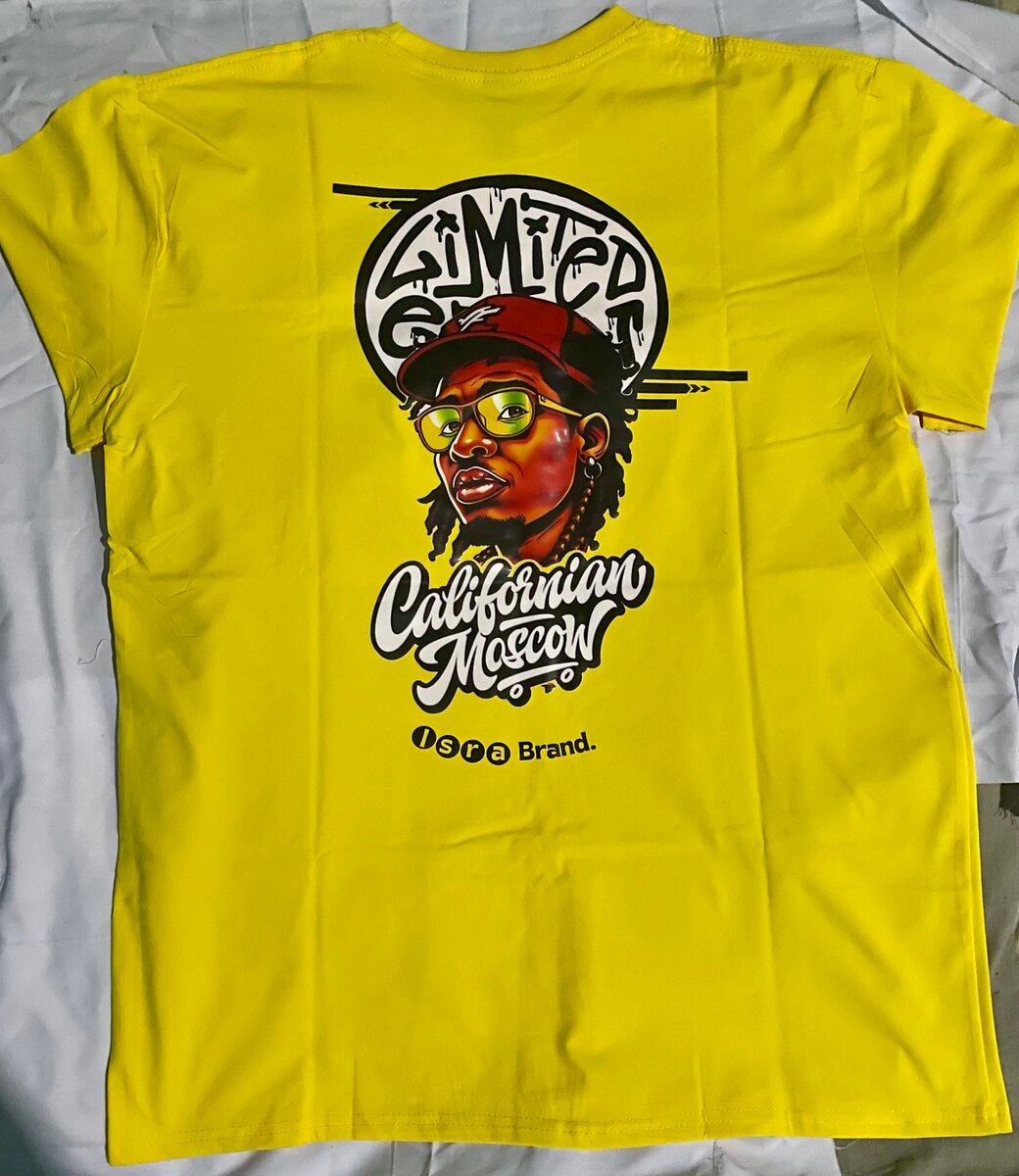 T-shirt jaune Good Vibes